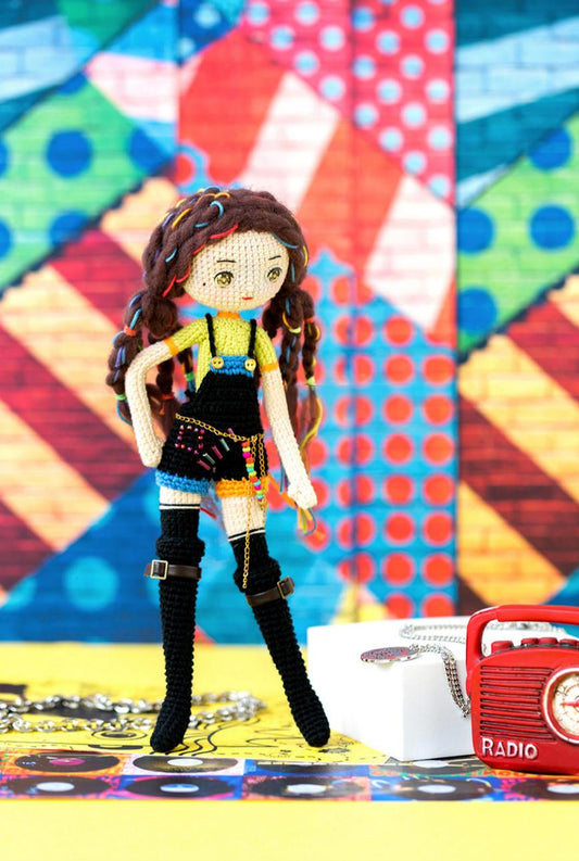 Cool Girl Doll Crochet Pattern
