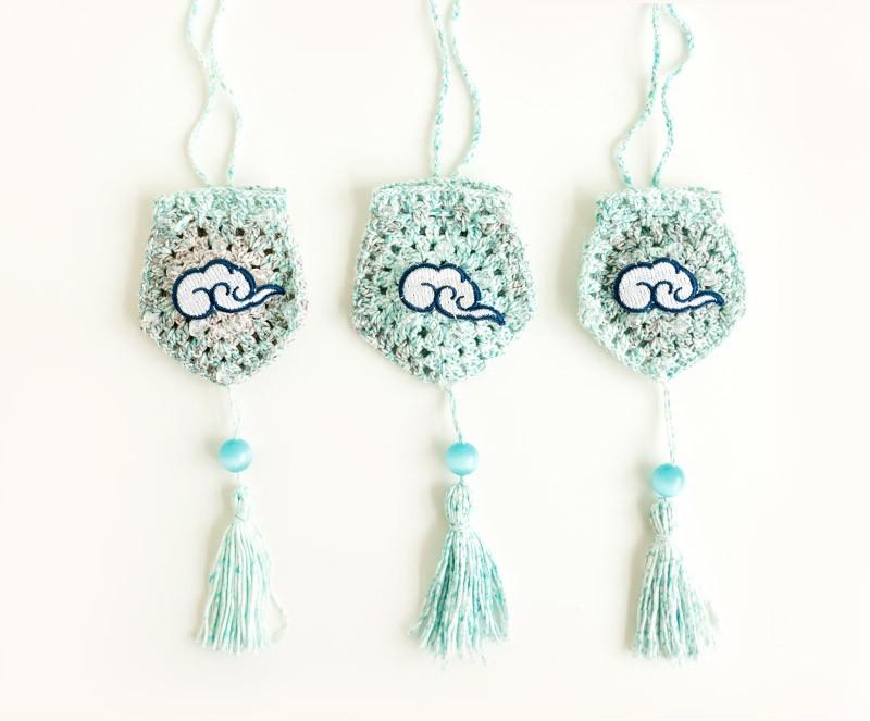 Summer Egg Pouch Crochet Yarn Kit
