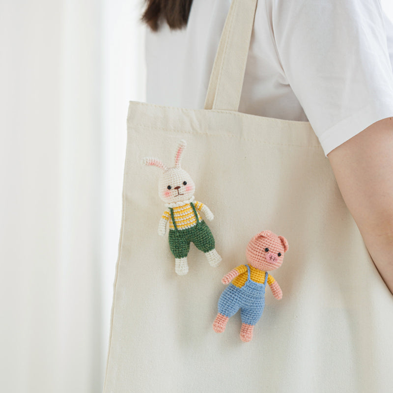 Kit de fil à crocheter « Les amis du zoo »