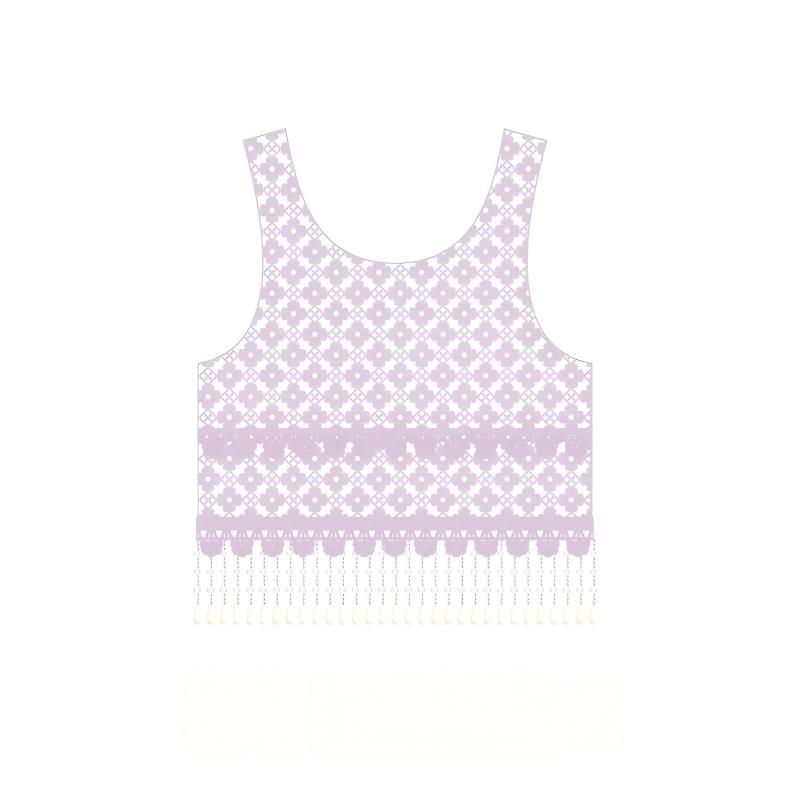 Sparkling Tassel Vest Crochet Kit