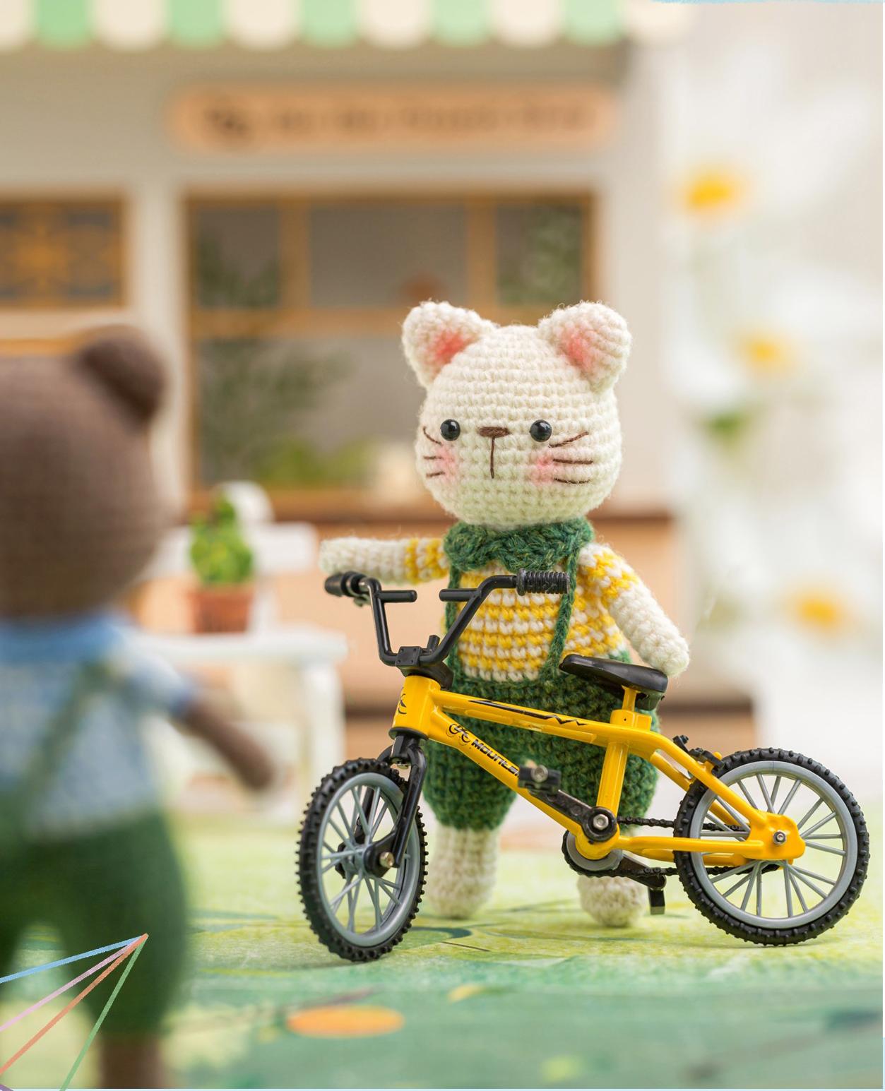 Kit de fil à crocheter « Les amis du zoo »