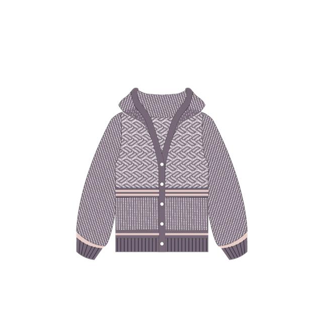 Breezy Hooded Cardigan Knit Kit