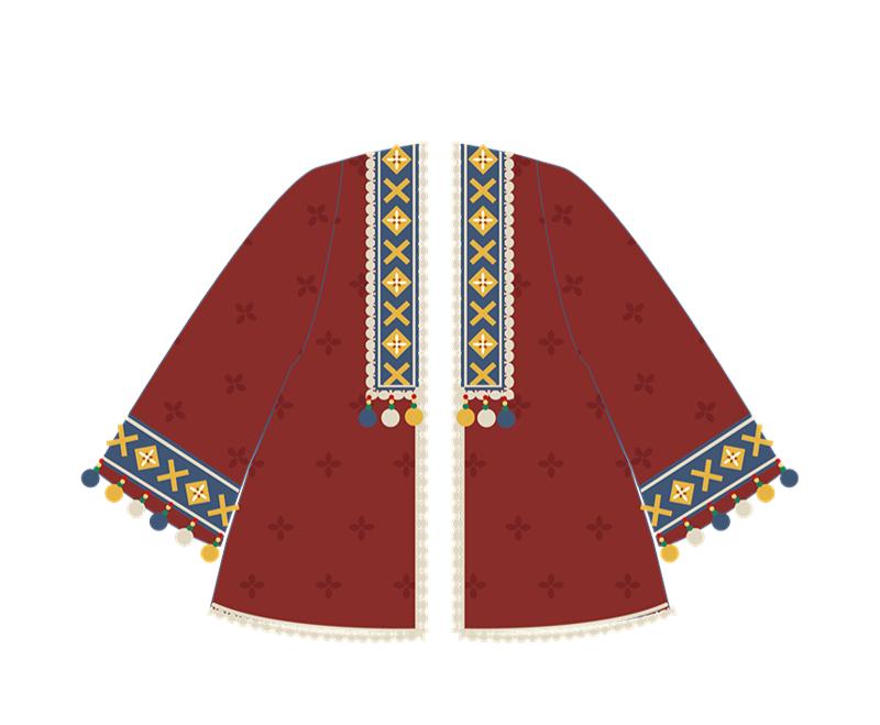 Morning Clouds Cardigan Crochet Yarn Kit | Chinese Aesthetics Series | Susan's Family