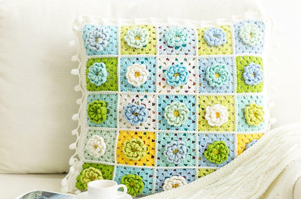 Daisy Pop Throw Crochet Pattern