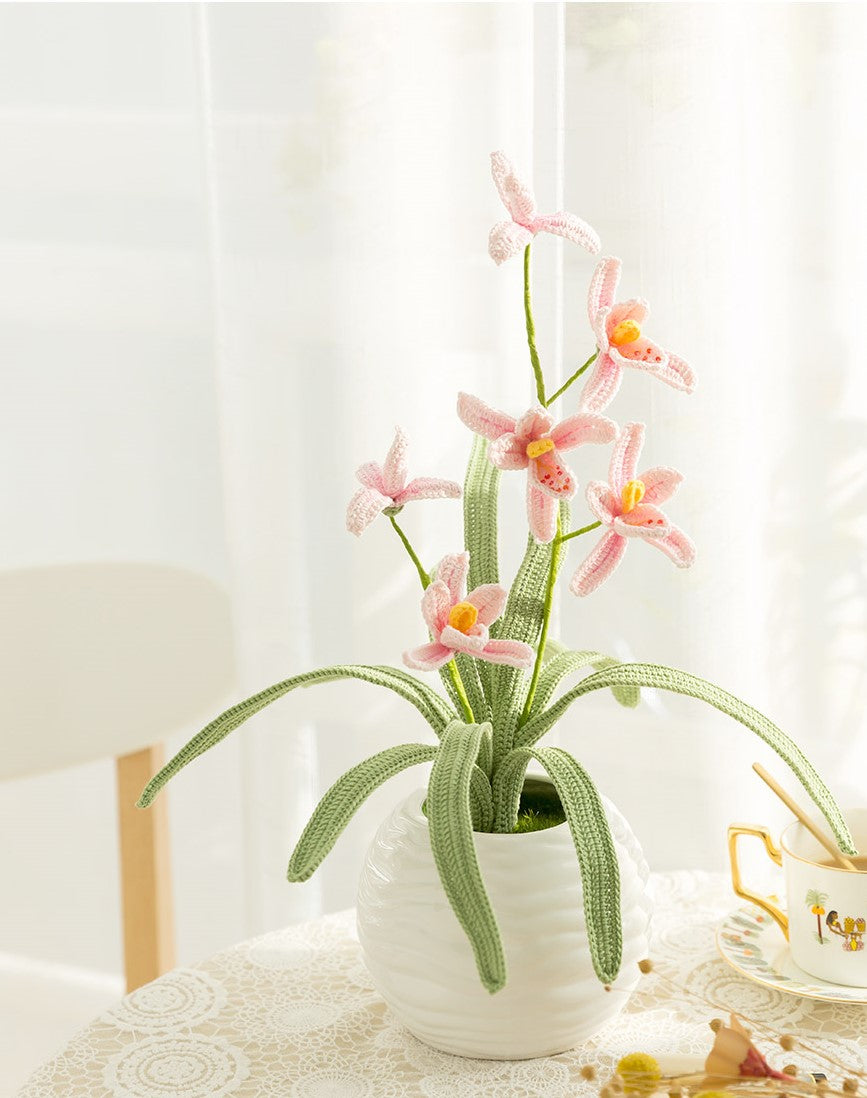 Chinese Ground Orchid Crochet Pattern