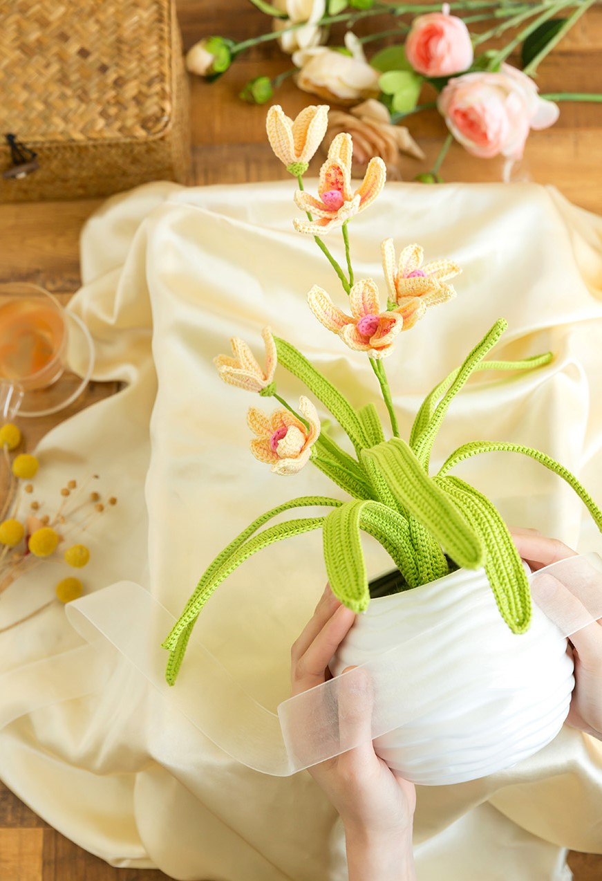 Chinese Ground Orchid Crochet Pattern