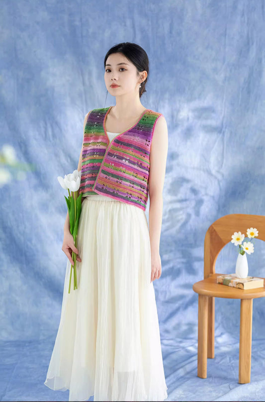 Dyed Skies Vest Crochet Pattern
