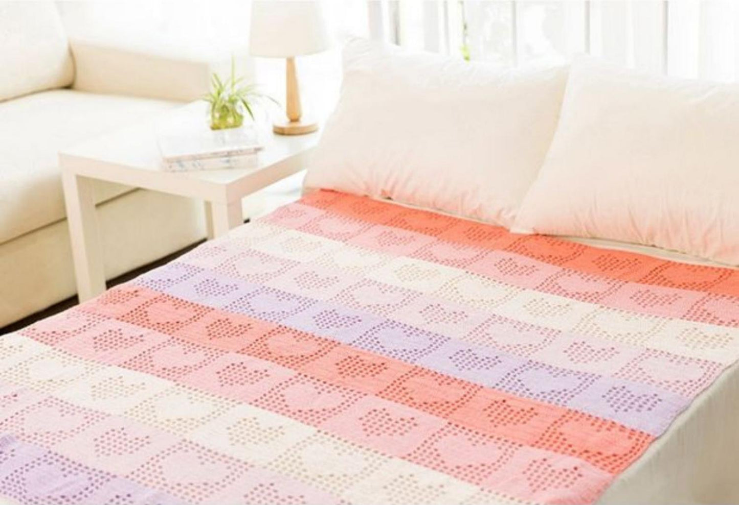 Heart Baby Blanket Crochet Kit