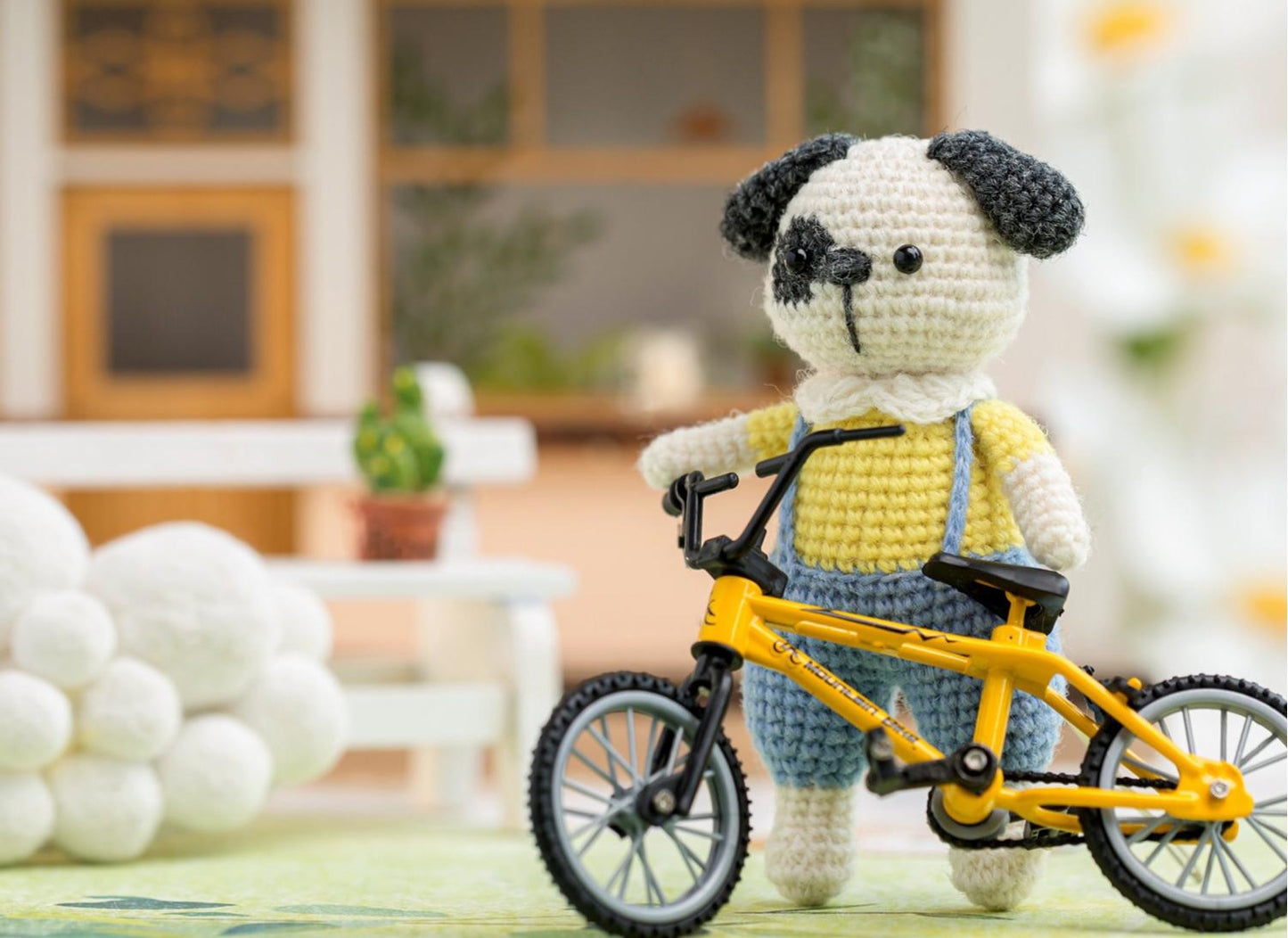 Kit de fil à crocheter « Les amis du zoo »