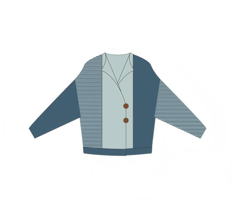 Ribbed Cardigan Knit Kit