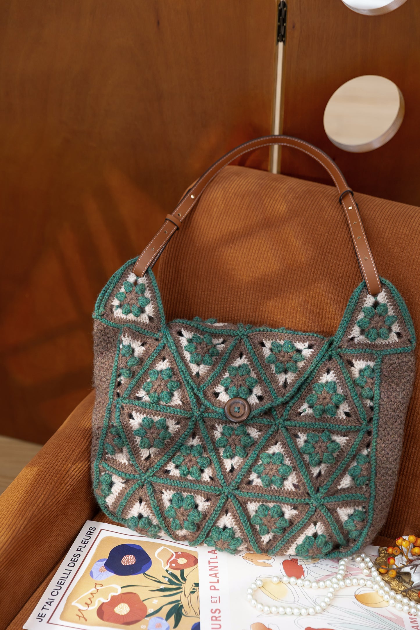 Dyed Flower Crochet Pattern