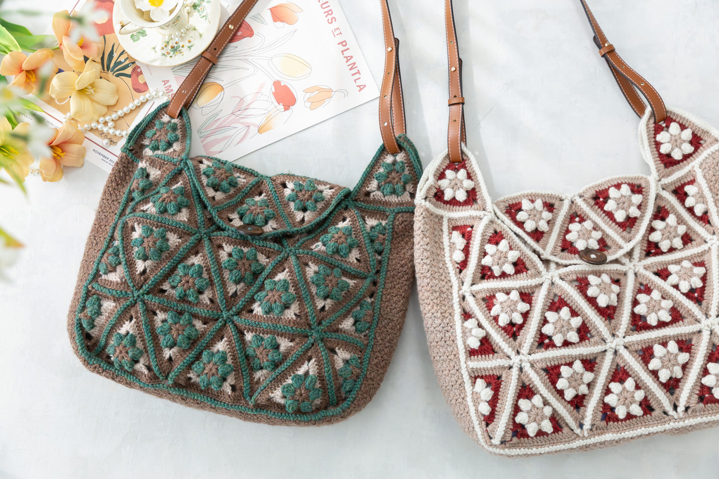 Dyed Flower Crochet Pattern