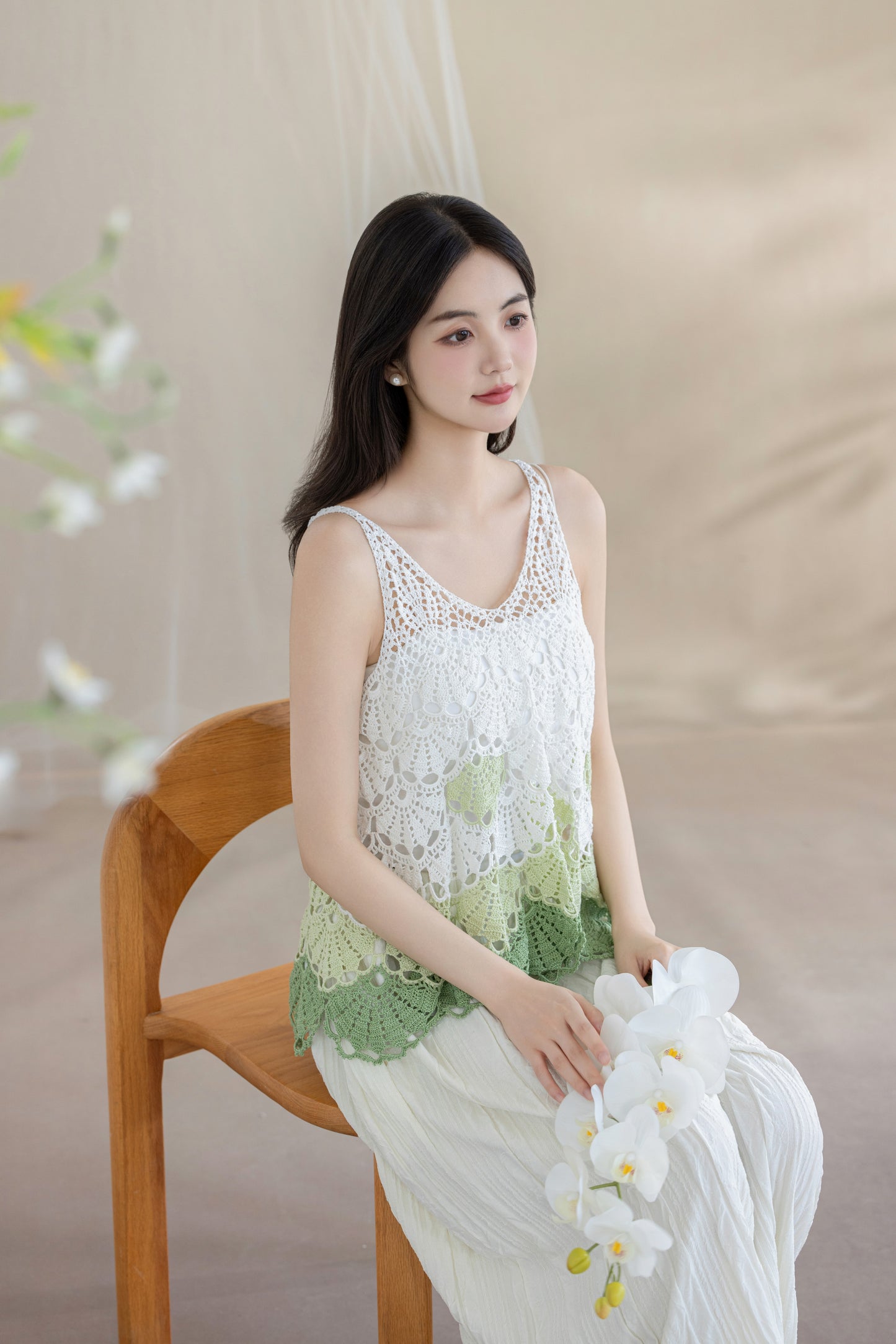 Bathed in Ginkgo | Crochet Chart Pattern | Limited Written Instructions | Video Tutorial Available