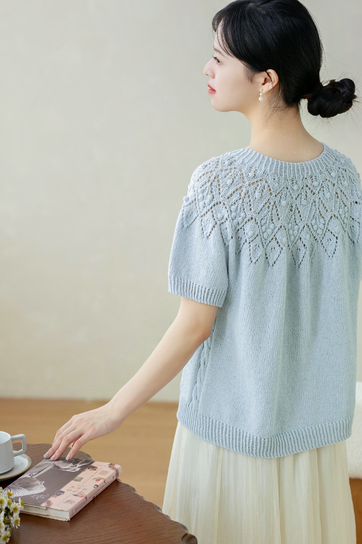Pinecone Yoke Top Knit Kit