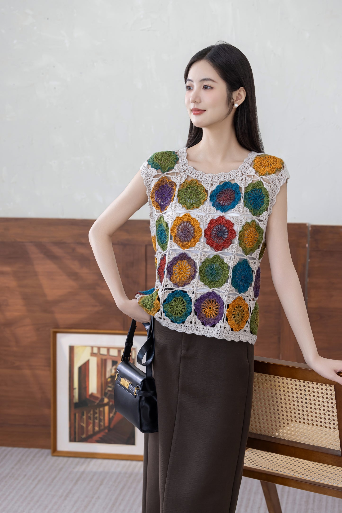 Blossom Embrace | Crochet Chart Pattern | Limited Written Instructions | Video Tutorial Available