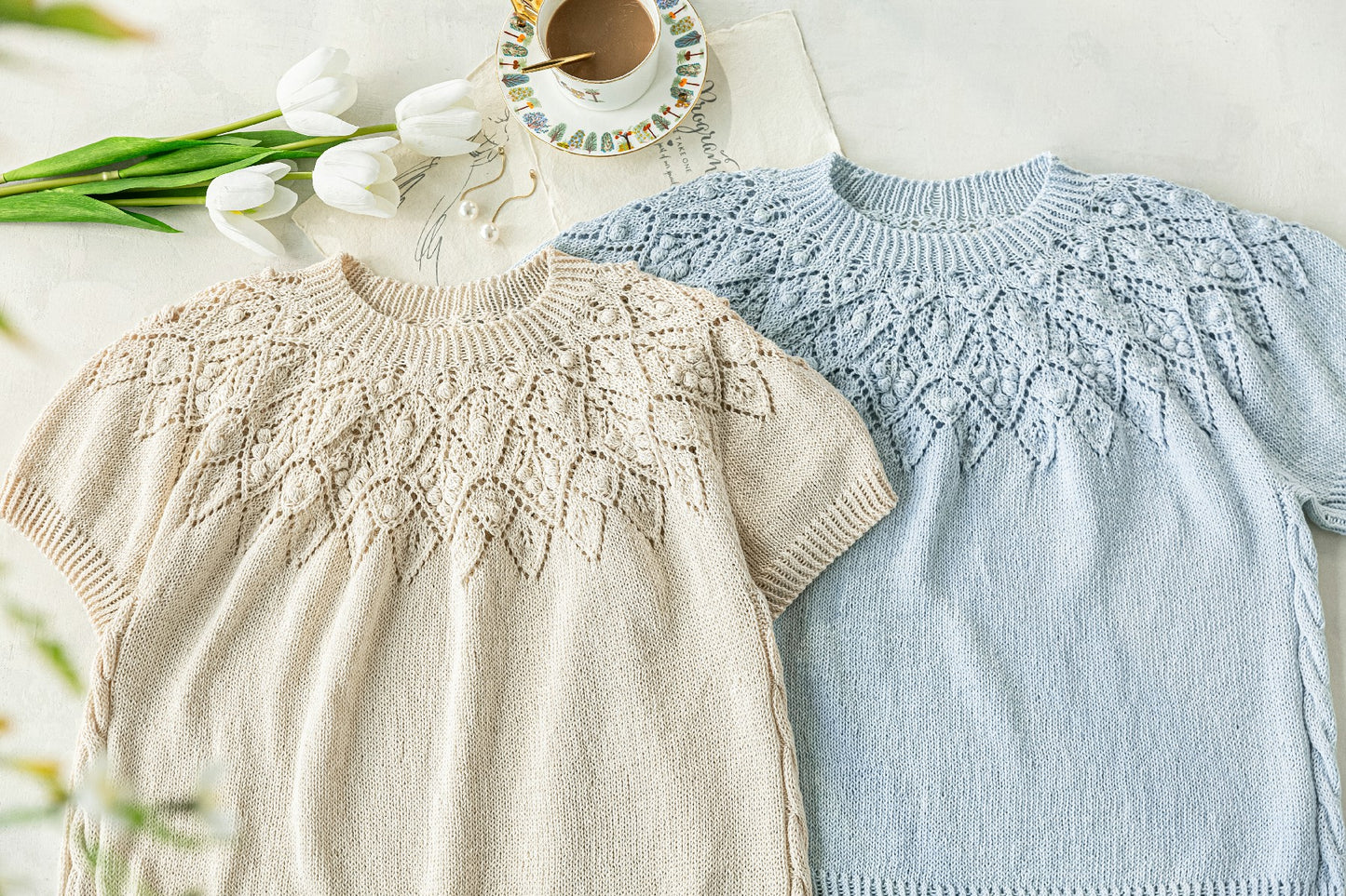Pinecone Yoke Top Knit Kit