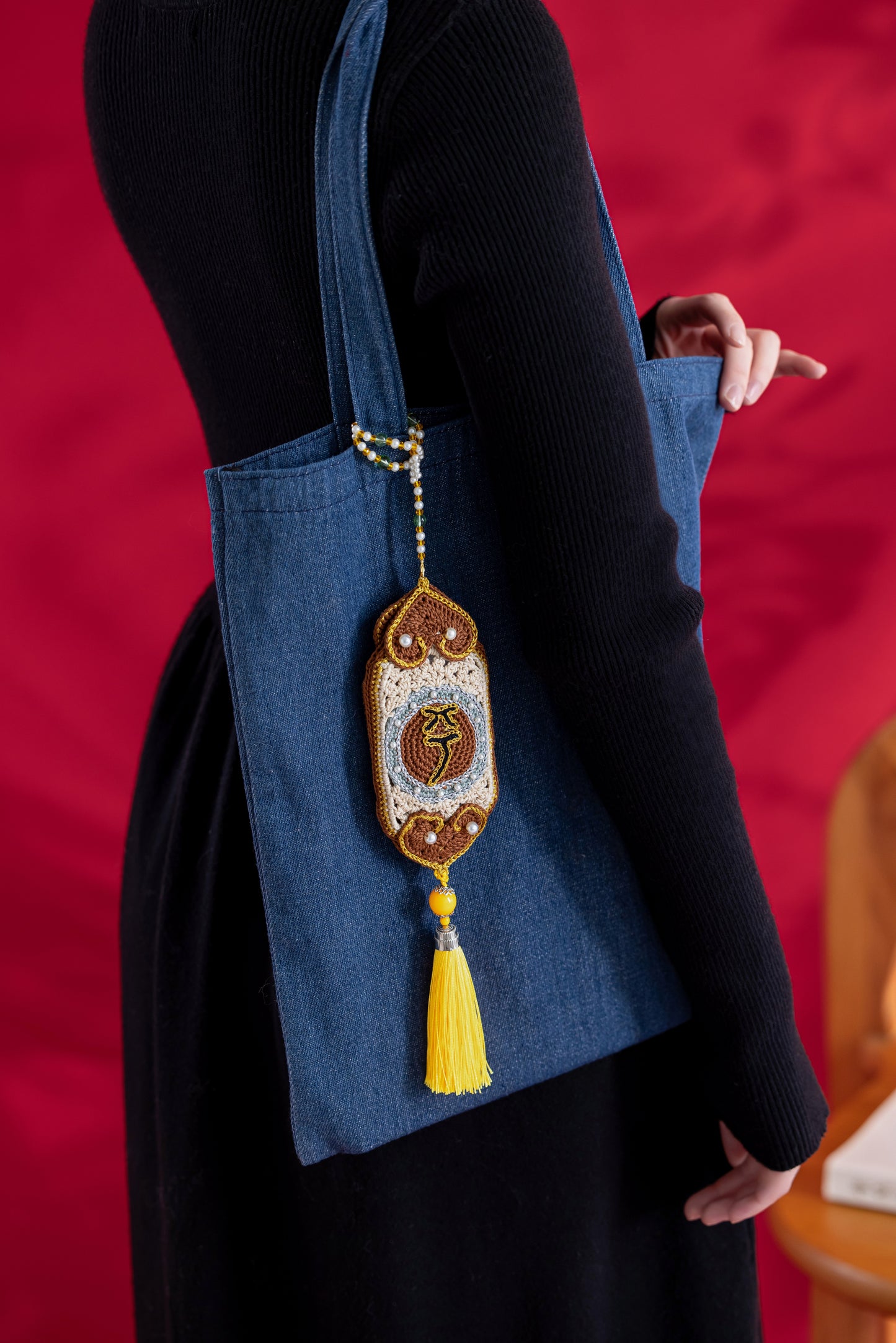 Peace and Good Fortune Pendant Crochet Kit