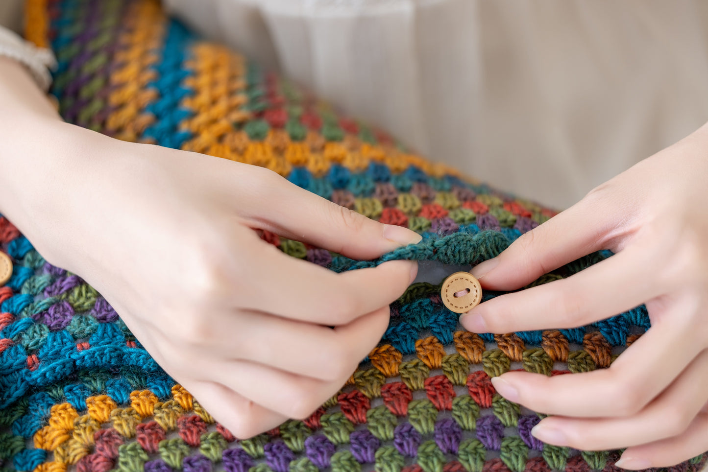 Grannysquare Pillow Blanket Crochet Pattern