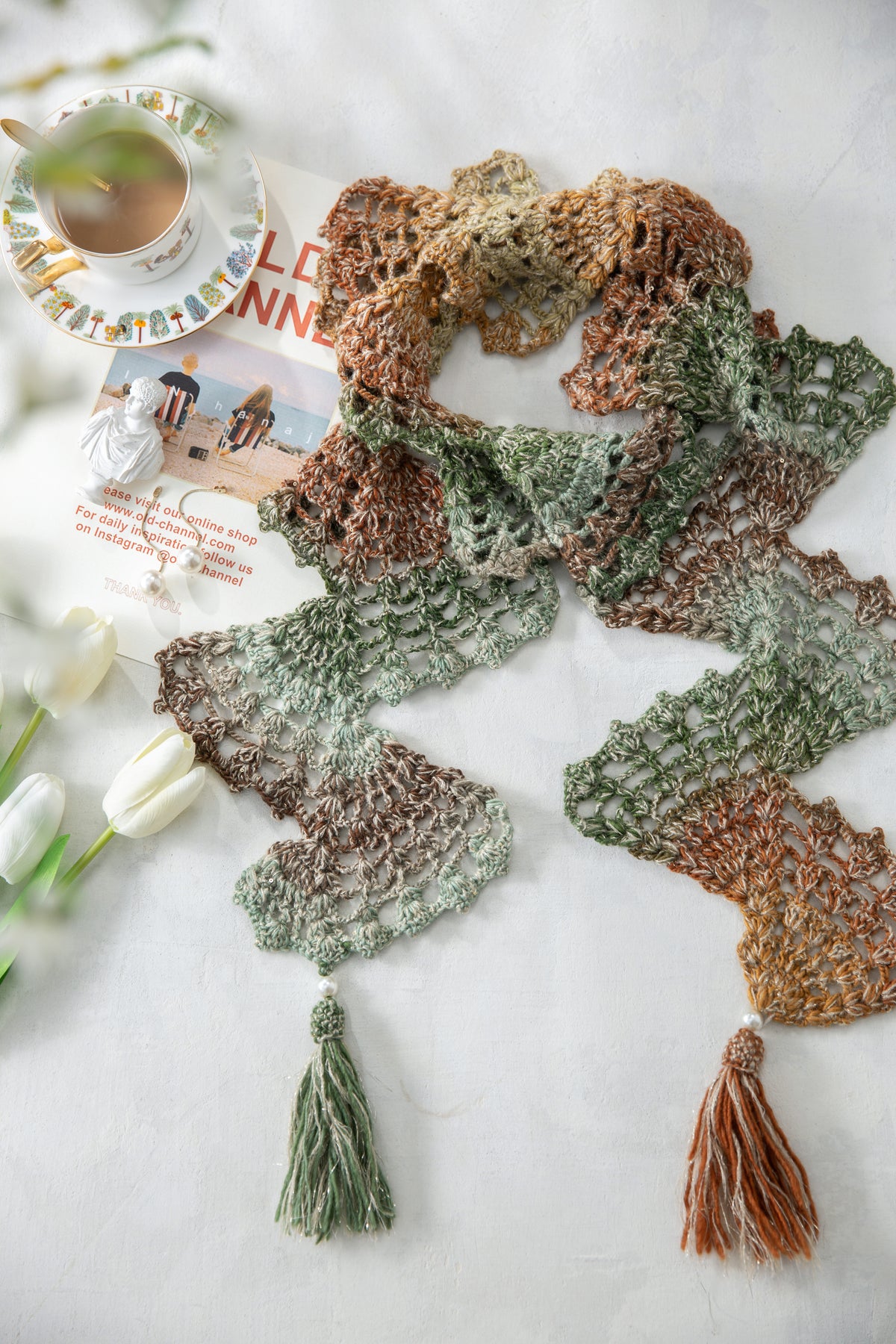 Small Fan Crochet Kit