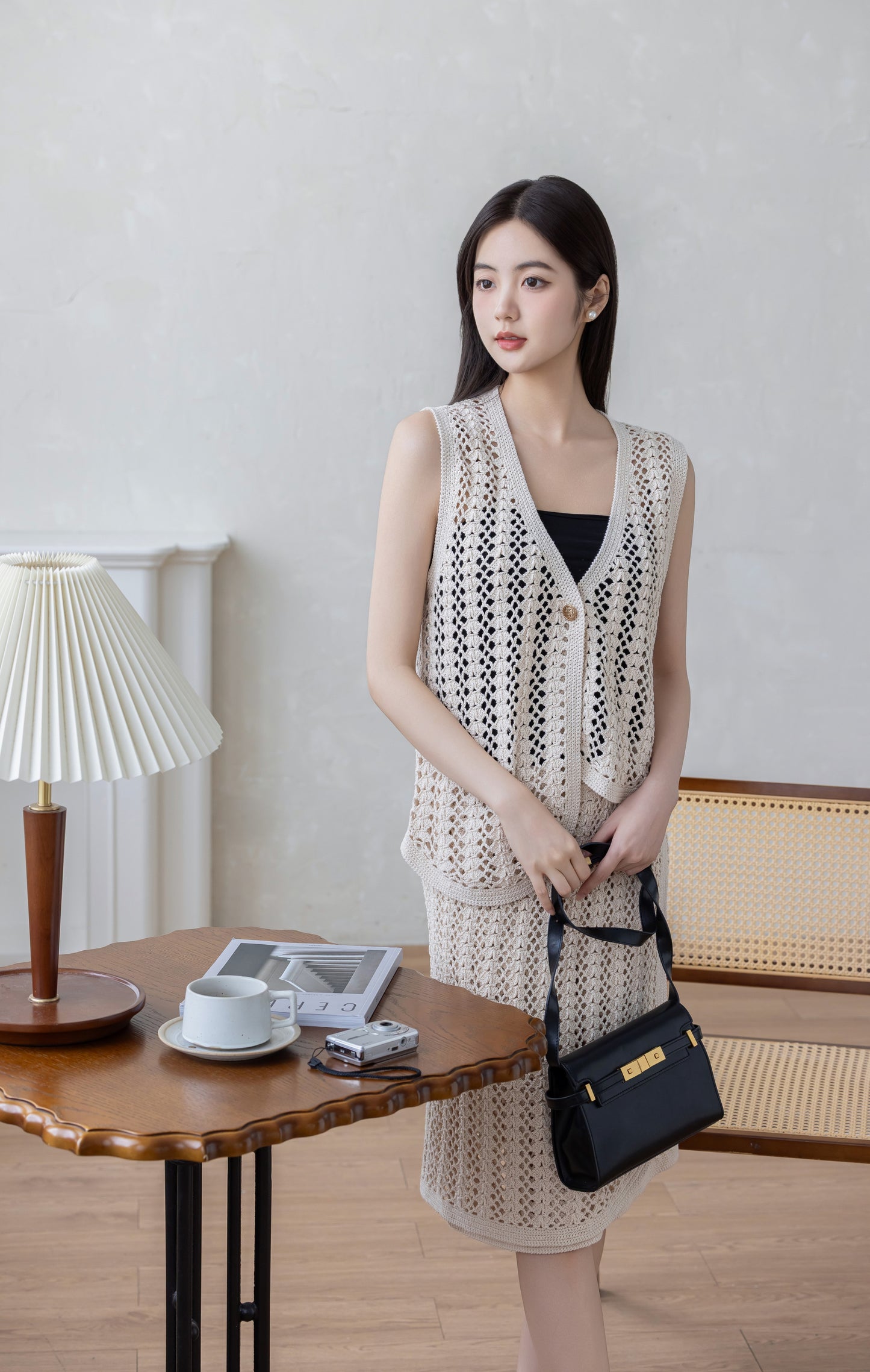 Lumen Vest-Skirt Set Crochet Chart Pattern | Limited Written Instructions | Video Tutorial Available