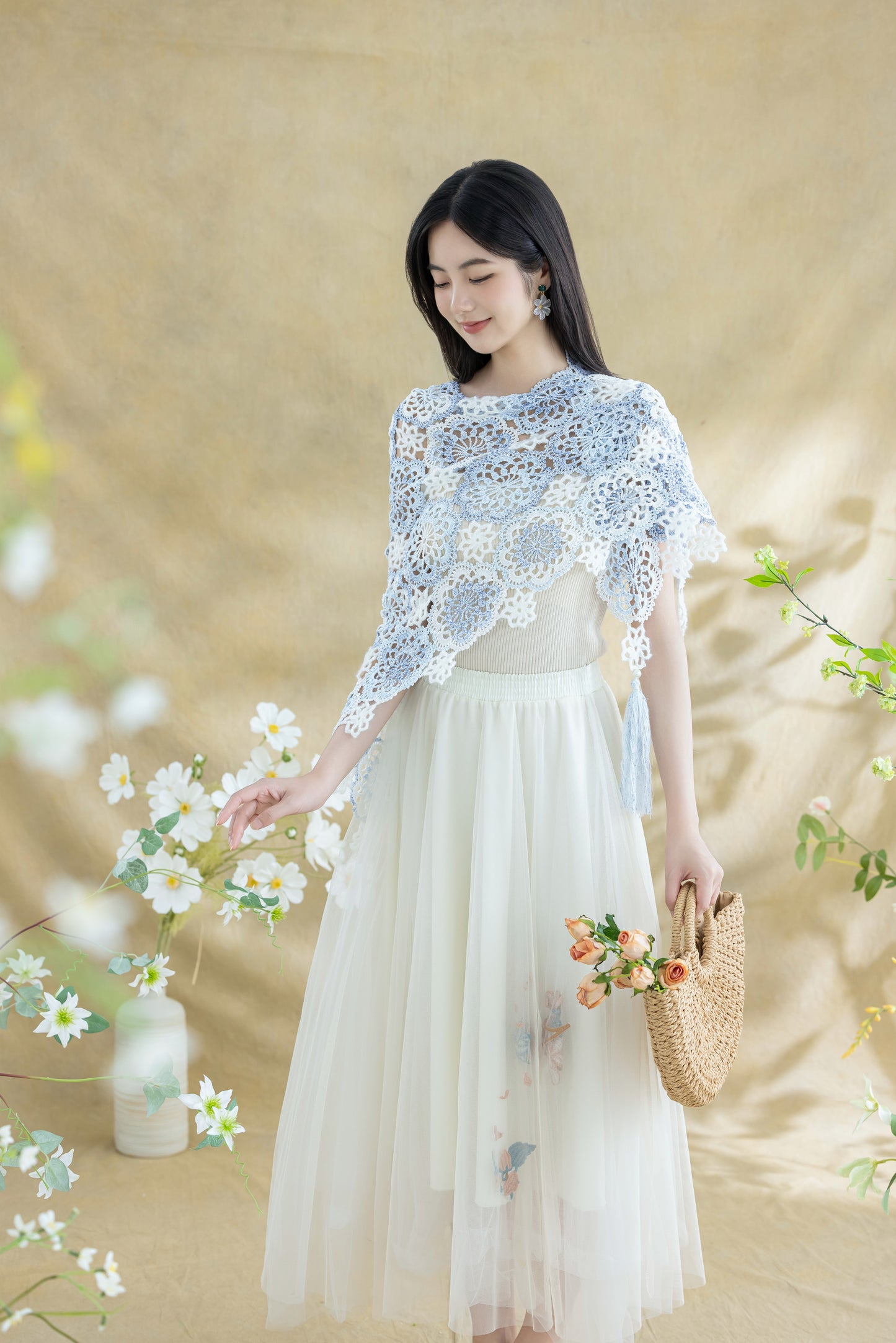 Misty Shawl Crochet Kit