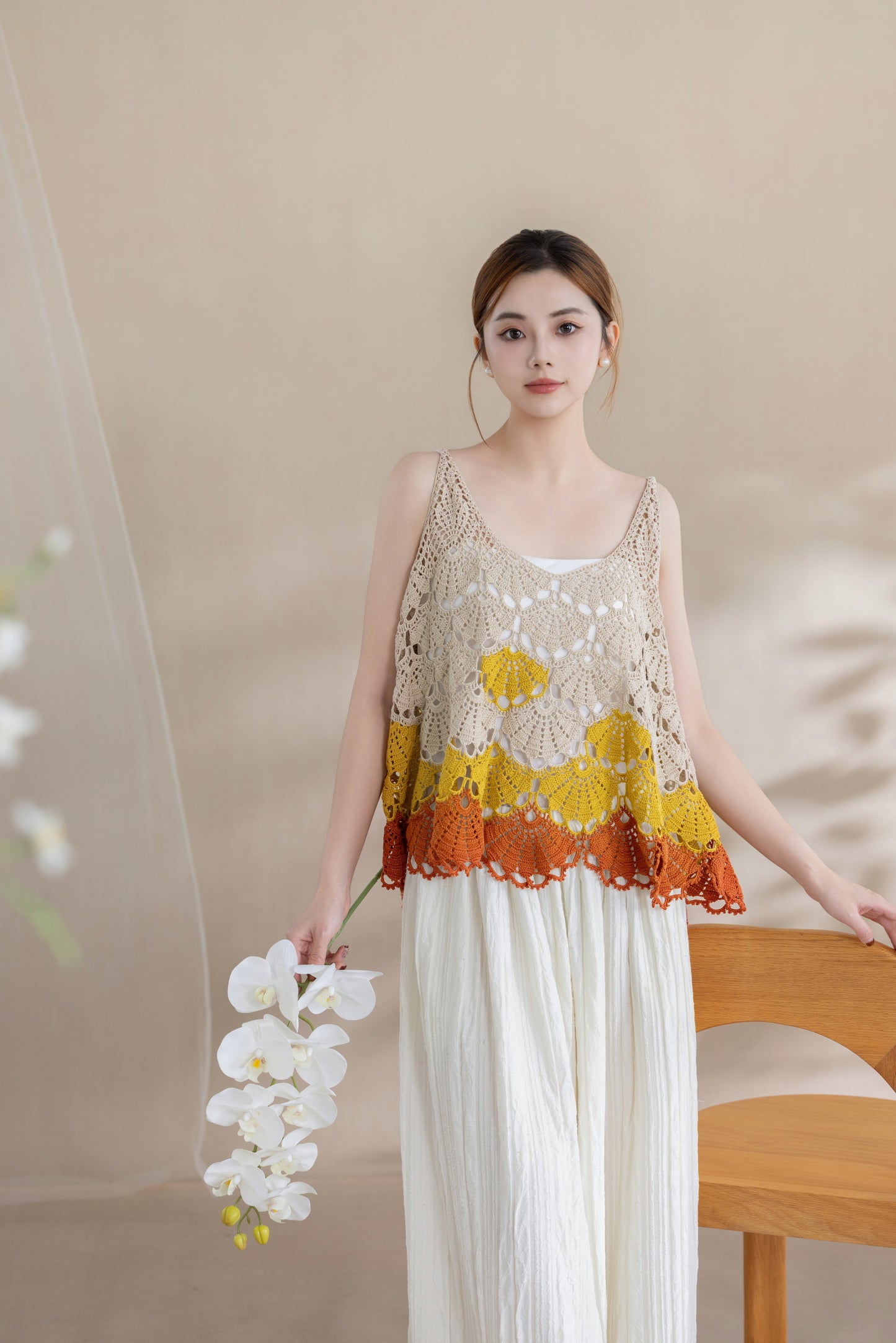 Bathed in Ginkgo | Crochet Chart Pattern | Limited Written Instructions | Video Tutorial Available