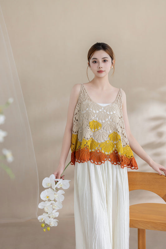 Bathed in Ginkgo | Crochet Chart Pattern | Limited Written Instructions | Video Tutorial Available