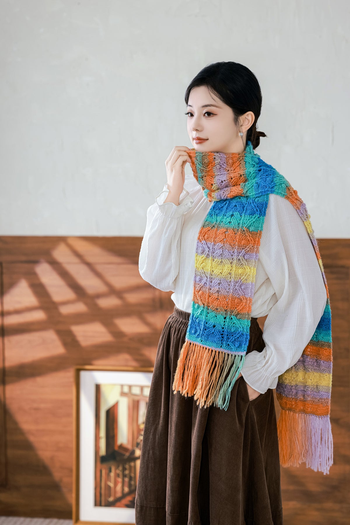 Dawn Crochet Scarf Pattern