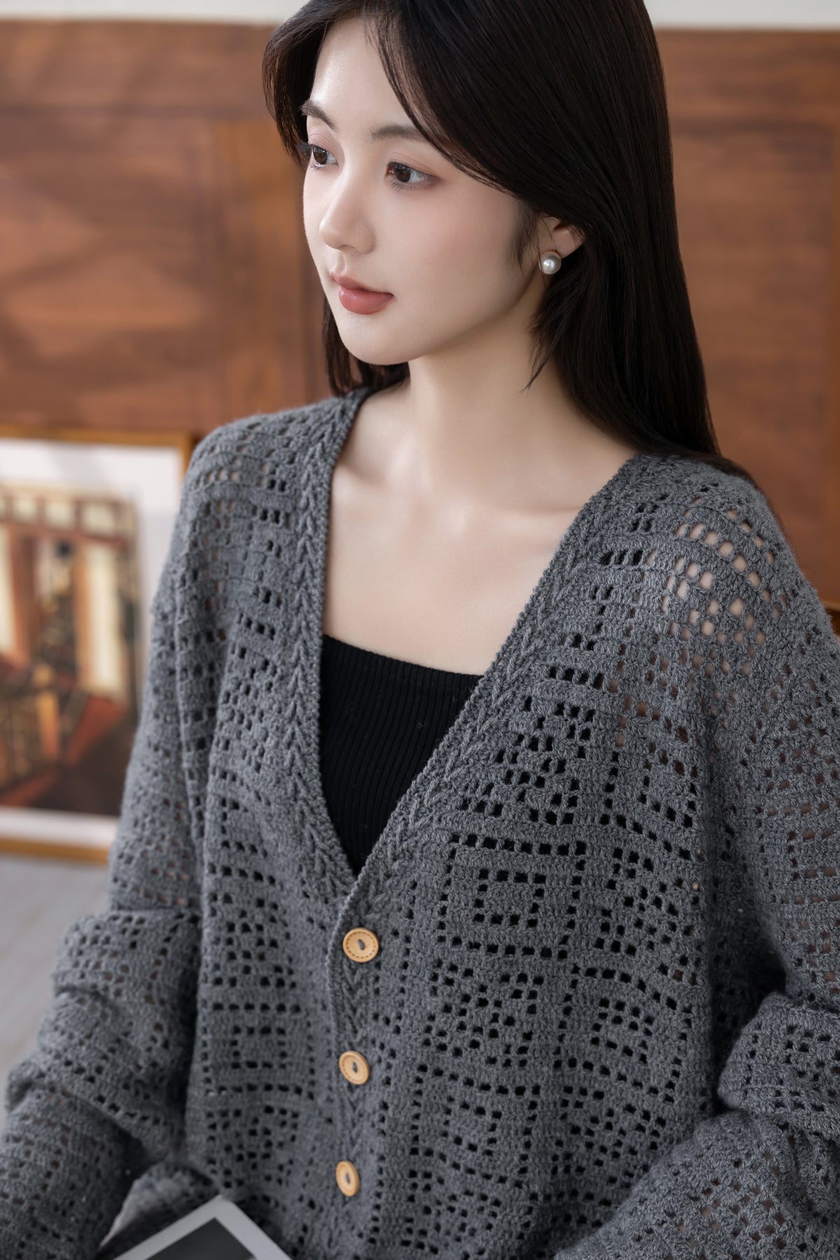 Square Cardigan Crochet Kit