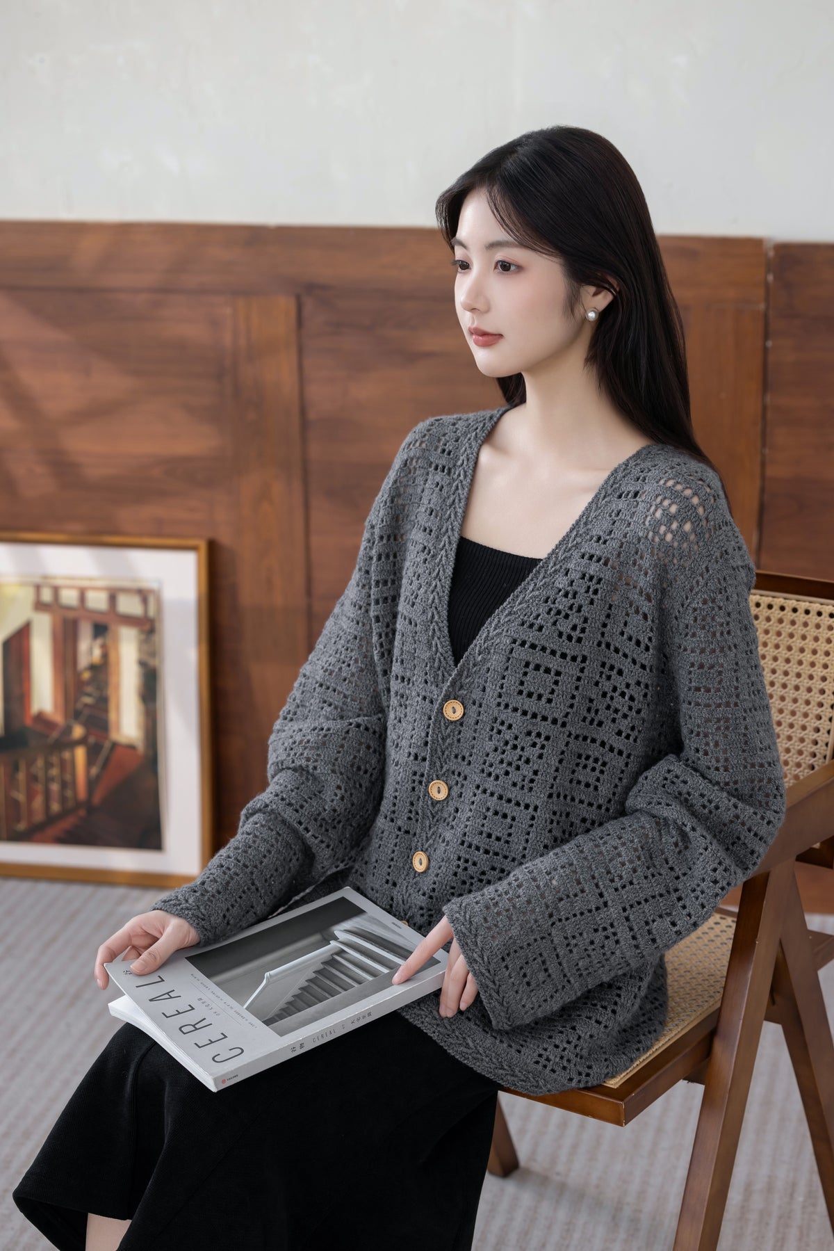 Square Cardigan Crochet Kit