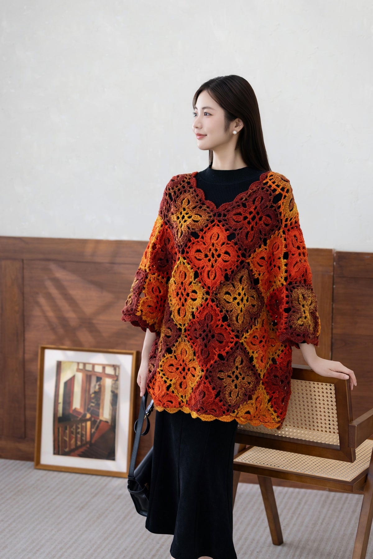 Flame Diamond Crochet Pattern