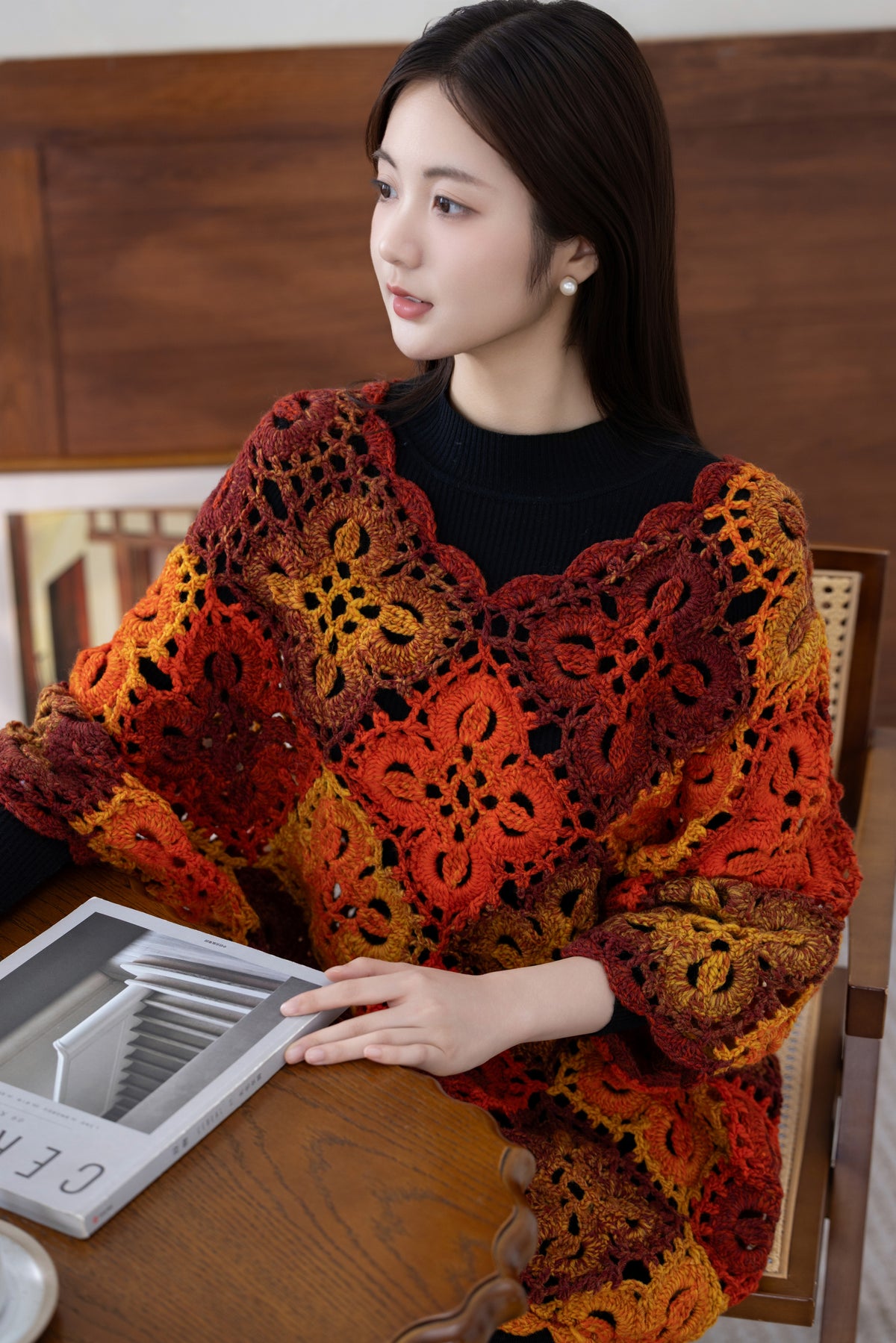 Flame Diamond Crochet Pattern