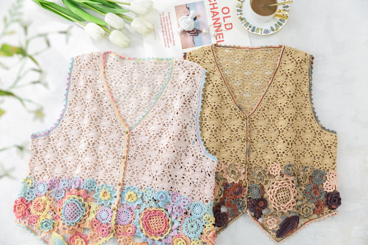 Irish Lace Vest Crochet Kit