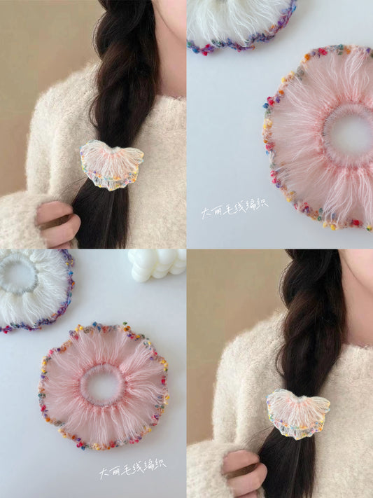 Summer Blossom Hairtie Crochet Yarn Pack