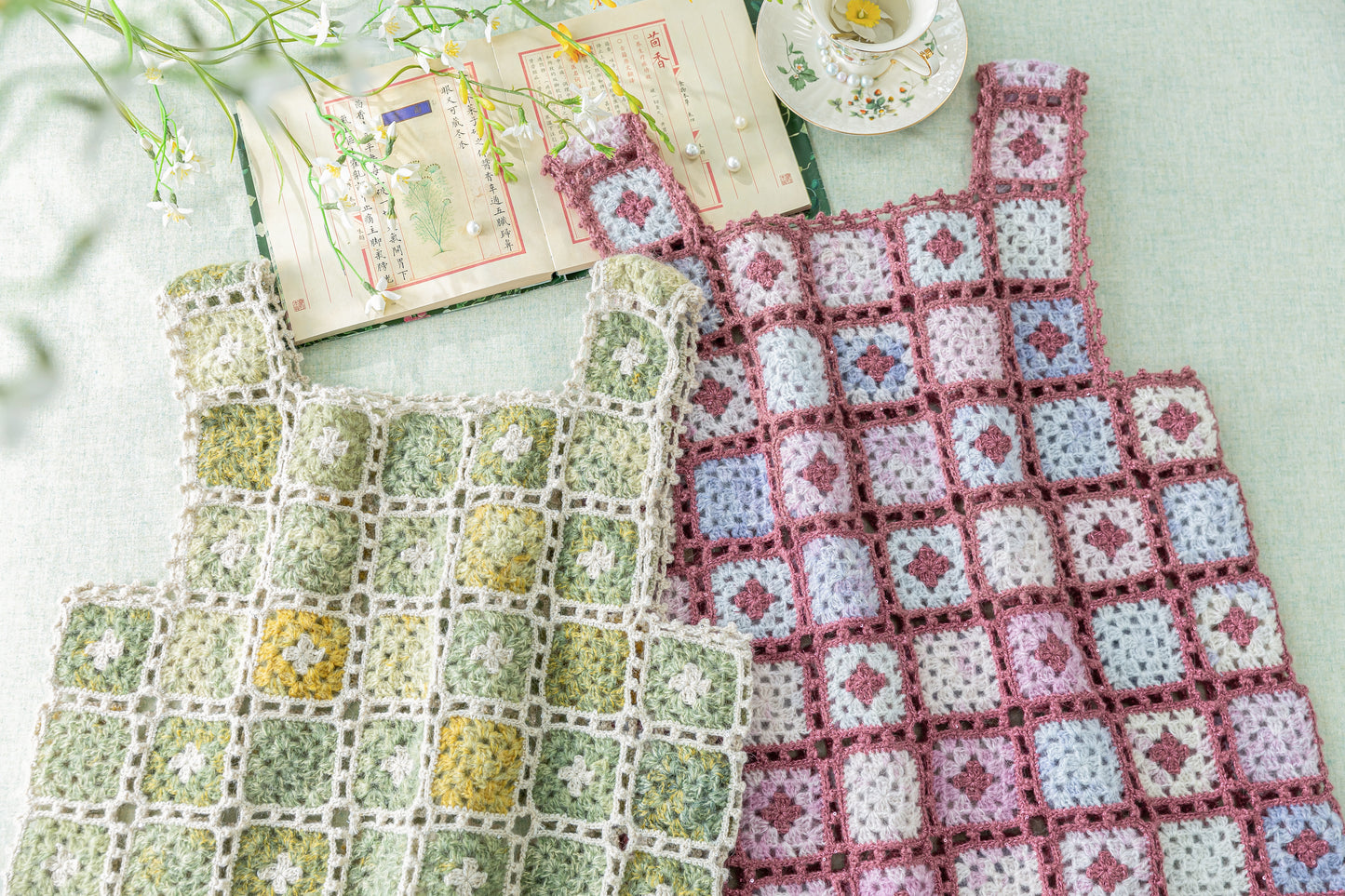 Tianhai | Crochet Chart Pattern | Limited Written Instructions | Video Tutorial Available