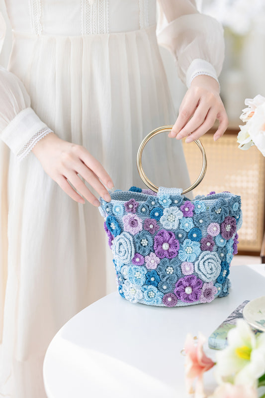 Flower Bucket Bag Crochet Pattern