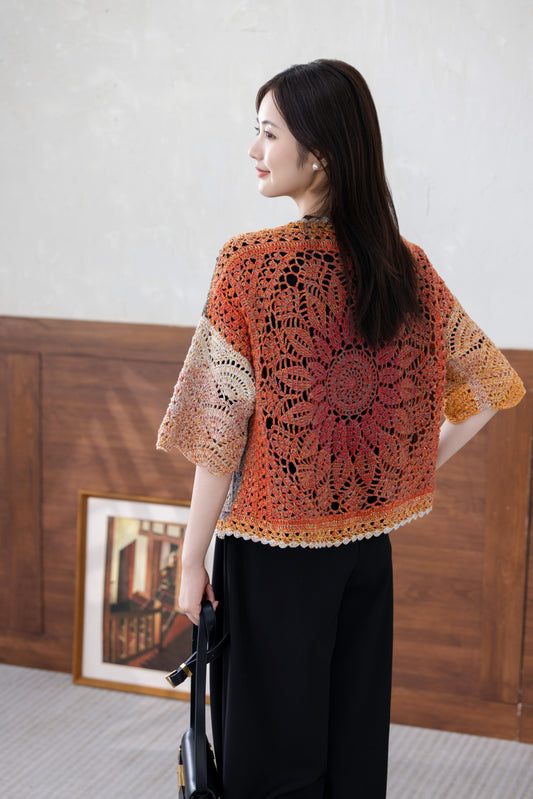 Sun-Kissed Cardigan Crochet Pattern