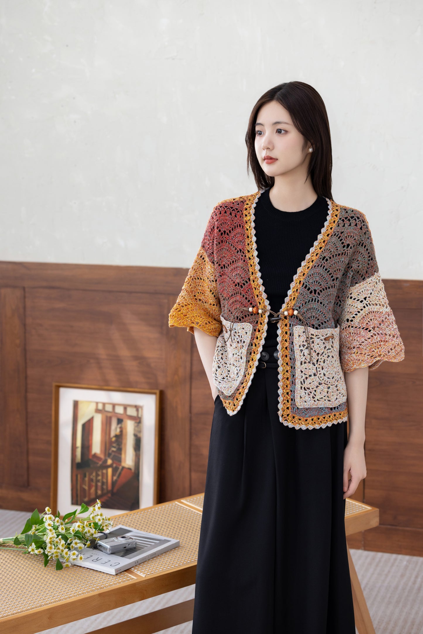 Sun-Kissed Cardigan Crochet Pattern