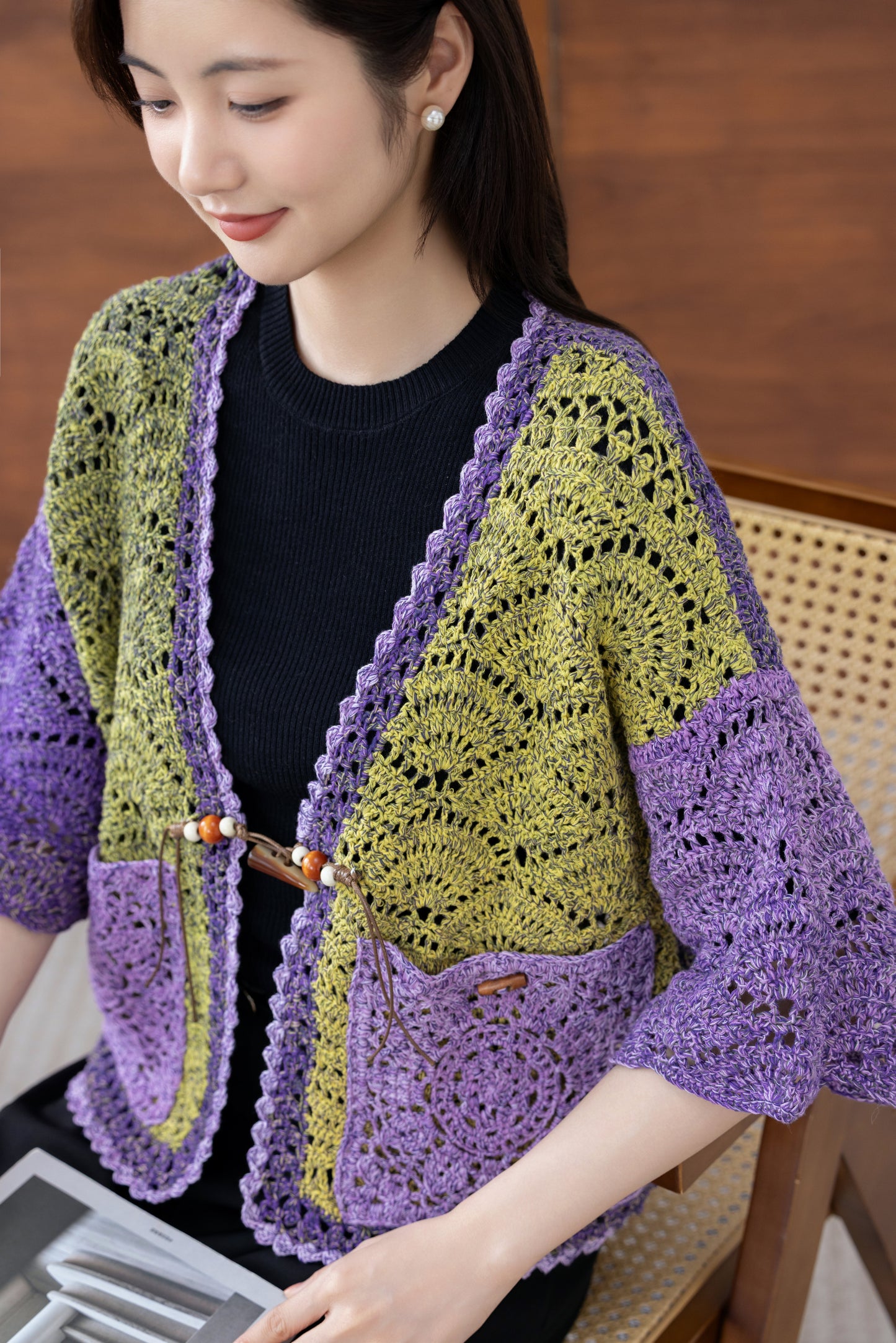 Sun-Kissed Cardigan Crochet Pattern