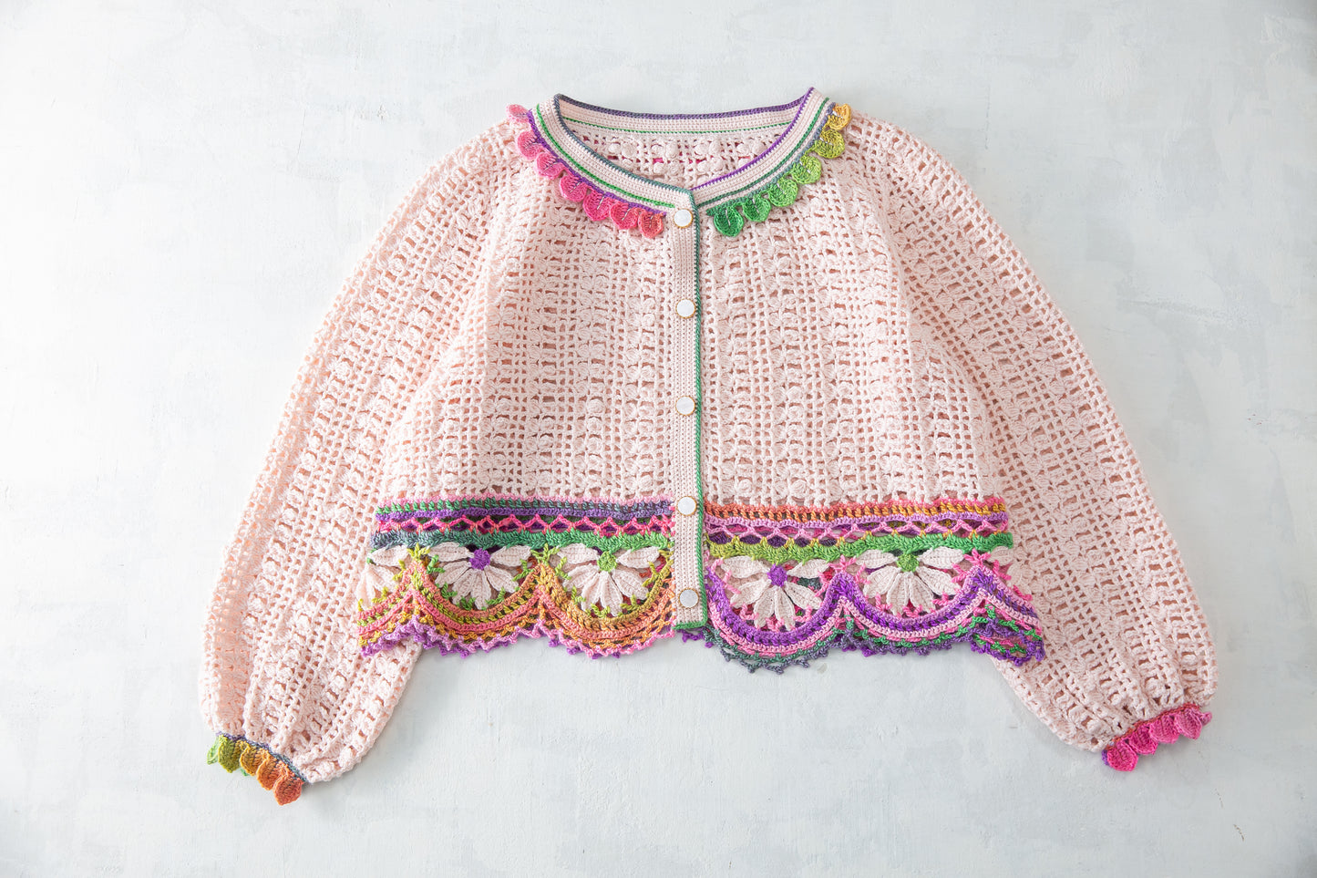 Leisure Flowers Whisper Crochet Kit