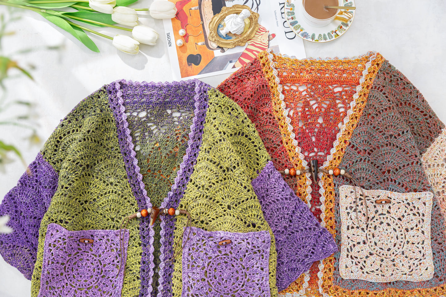 Sun-Kissed Cardigan Crochet Pattern