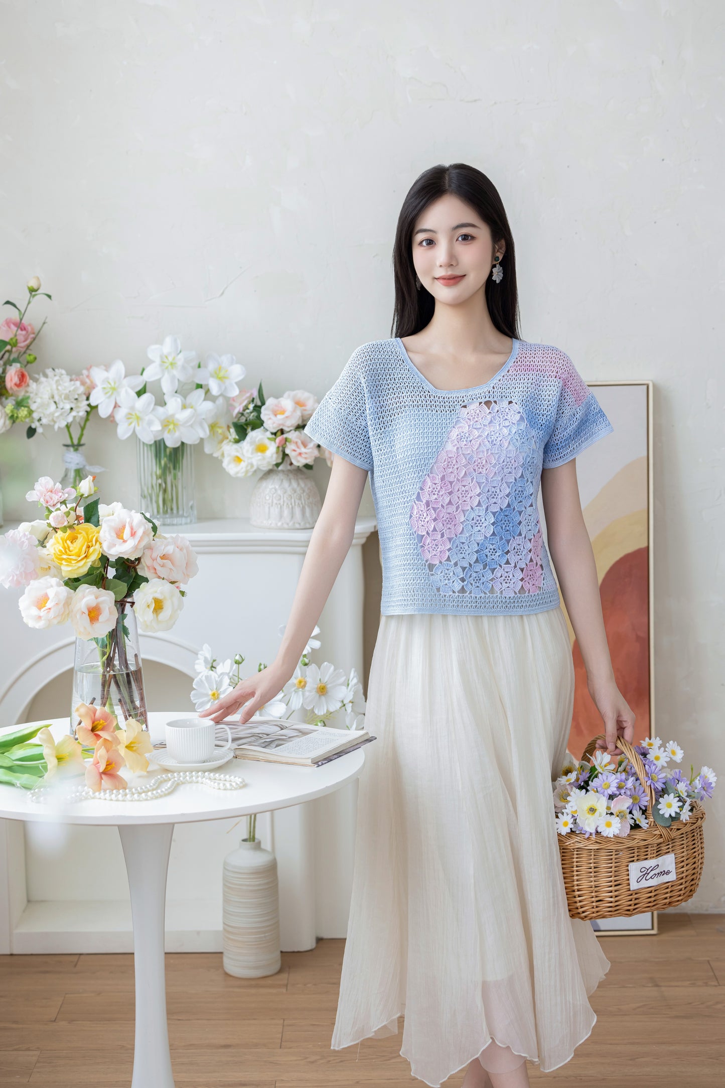 Dreaming Motif Top Crochet Pattern