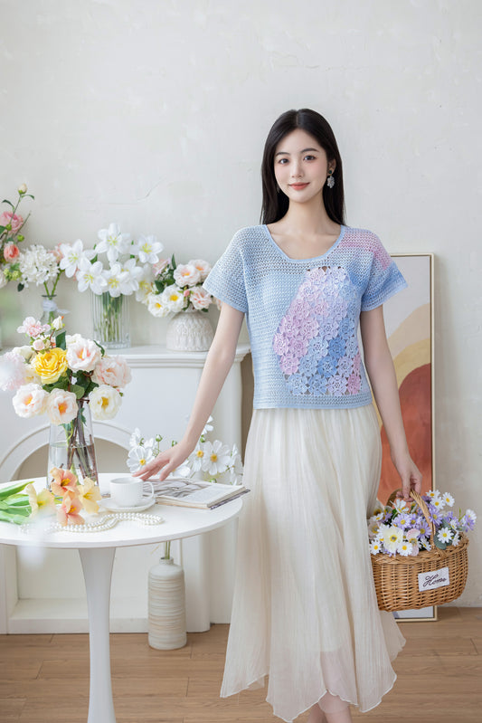 Dreaming Motif Top Crochet Pattern