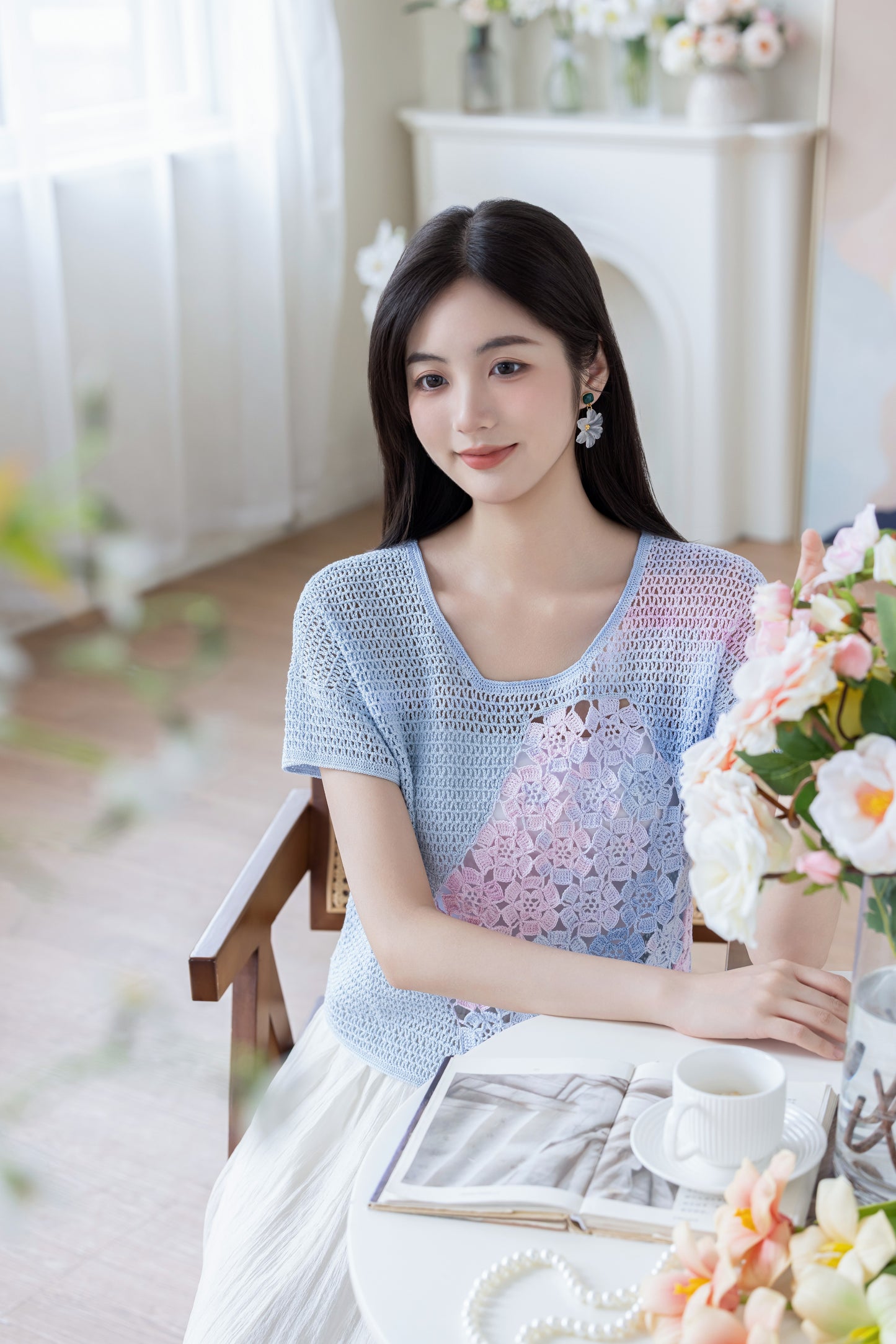 Dreaming Motif Top Crochet Pattern