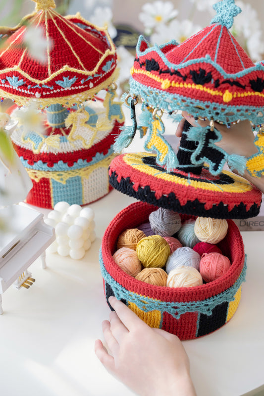Merry-Go-Round Keeper Crochet Pattern