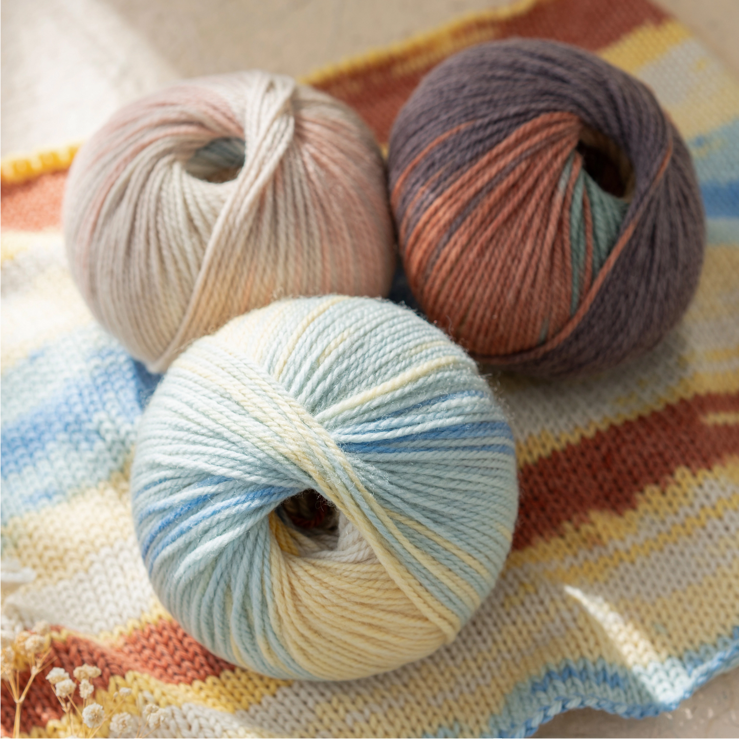 Molandi 8# Variegated Wool Yarn