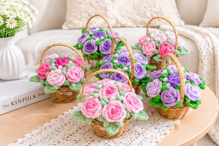 Handmade Crochet Decorative Set | US Warehouse