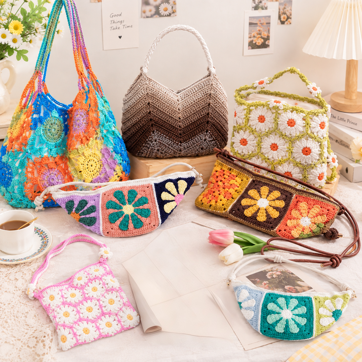 Handmade Crochet Decorative Set | US Warehouse