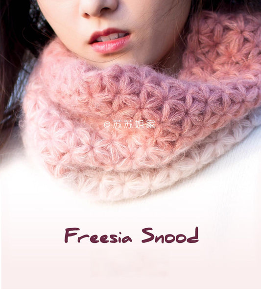 Freesia Scarf Crochet Pattern