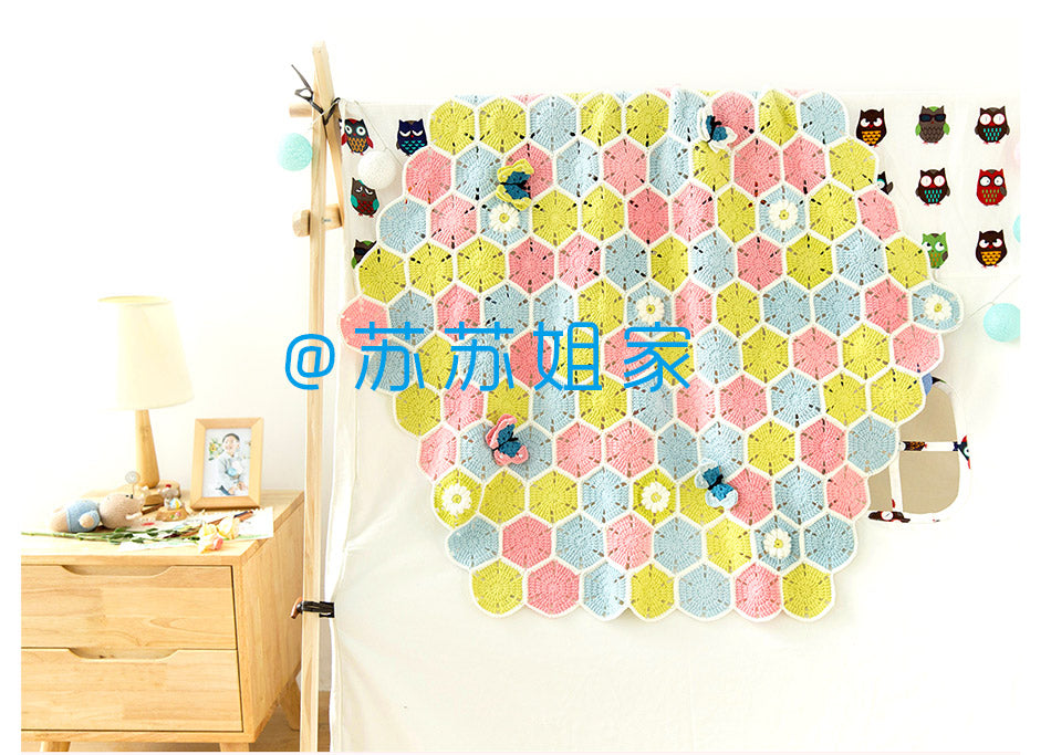 Honey Bee Throw Crochet Pattern